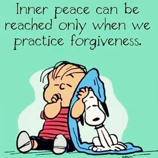 Practice forgiveness